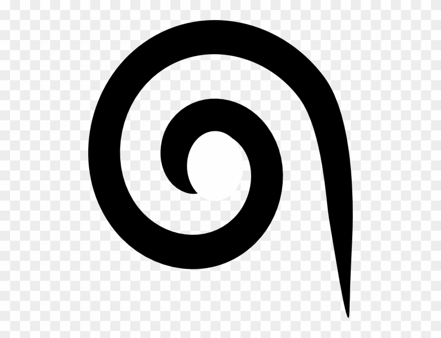 Spiral Pointed Ends Clip Art - Png Download