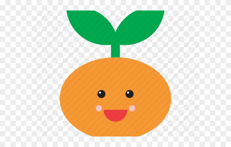 Tangerine Clipart Orange Fruit Vegetable - Png Download