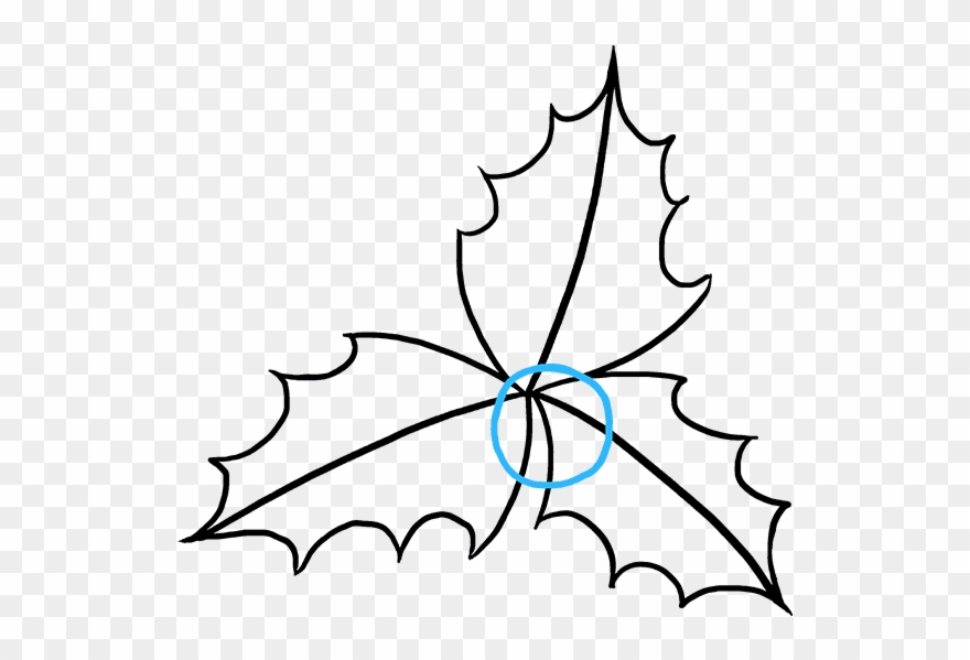 How To Draw Holly Clipart