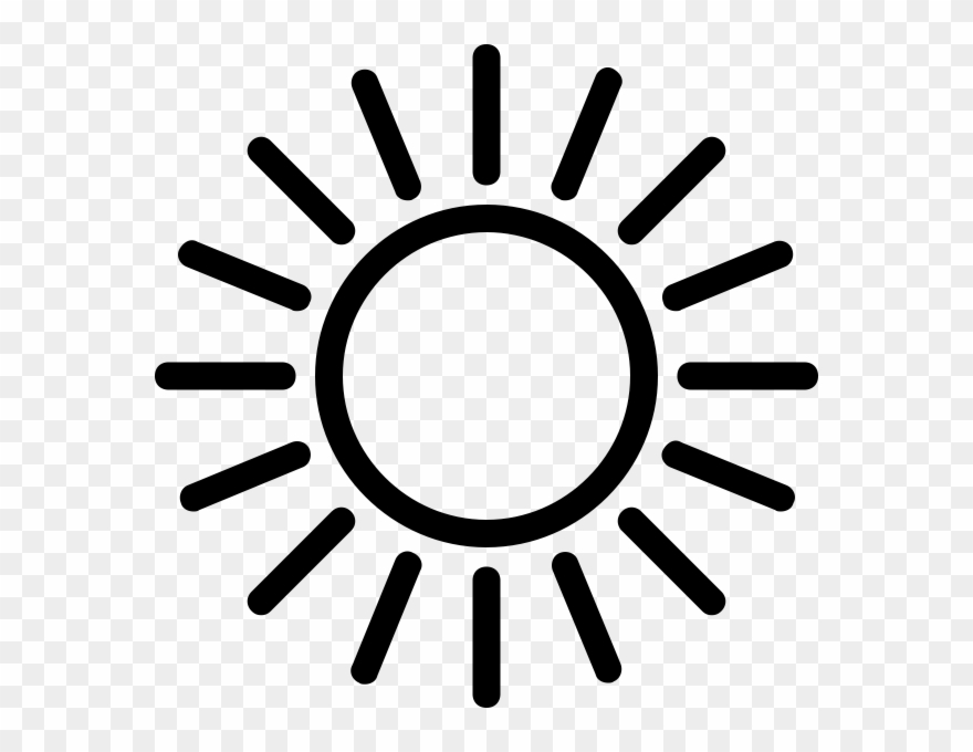 Sunshine Rubber Stamp Clipart