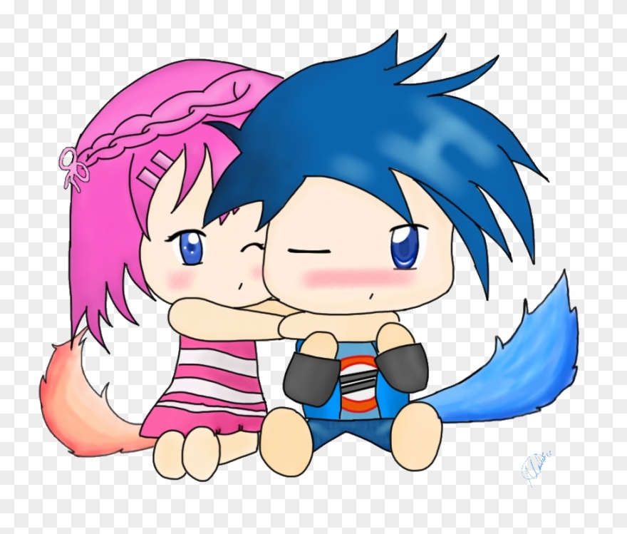 Friends Hugging Drawing Clipart