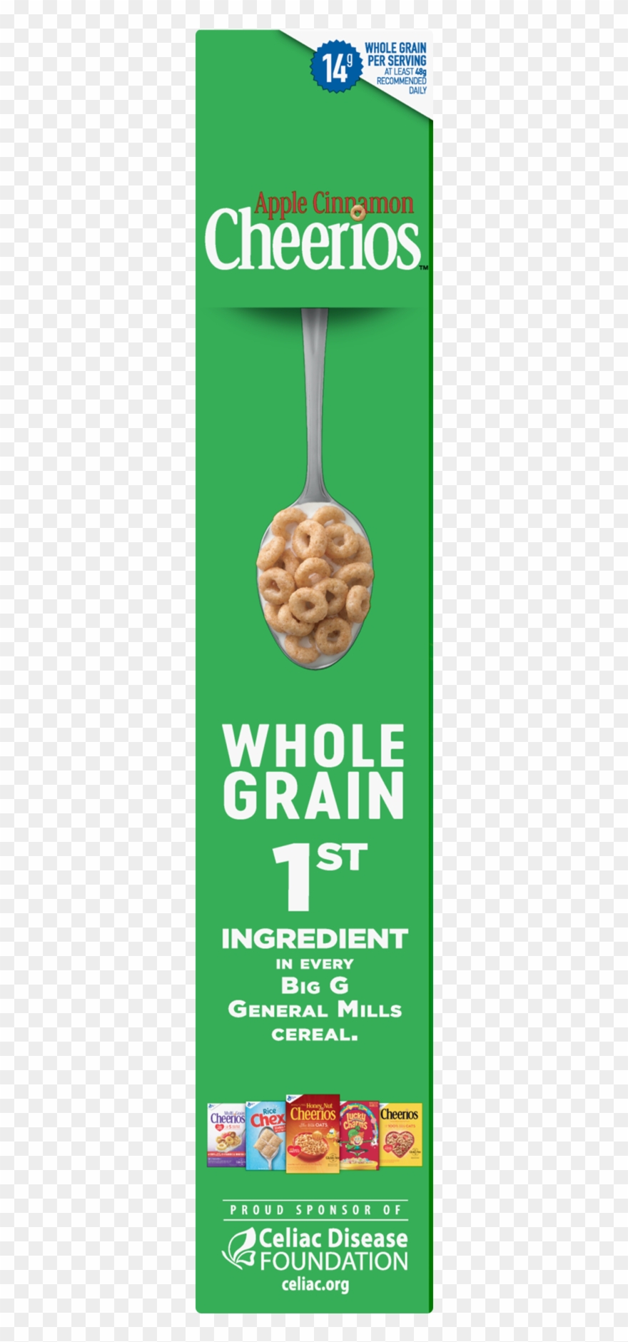 Apple Cinnamon Cheerios, Gluten Free, Cereal, Family Clipart