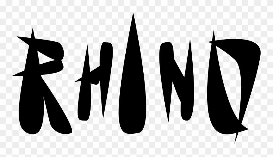 Large Rhino Logo Clipart