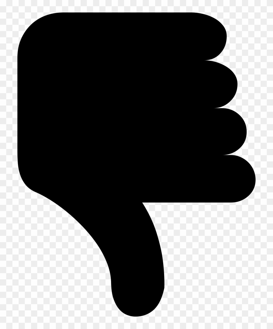 Thumb Down Comments Clipart