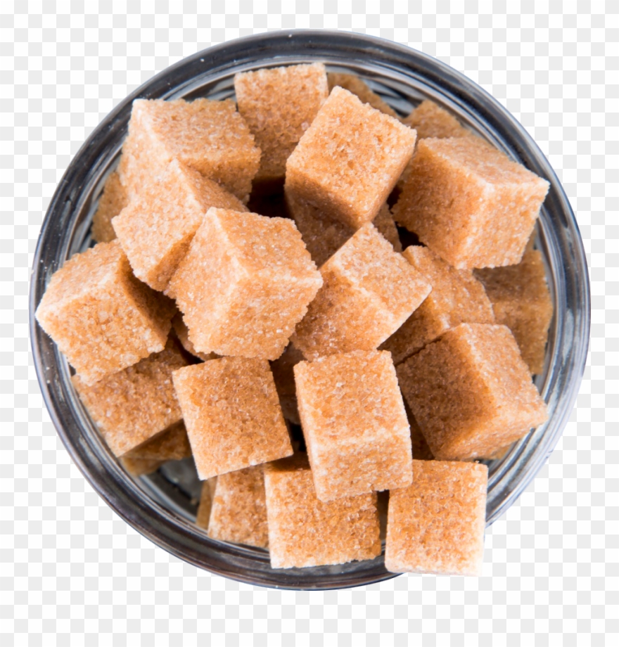 Brown Cane Sugar Cubes Png Image Clipart