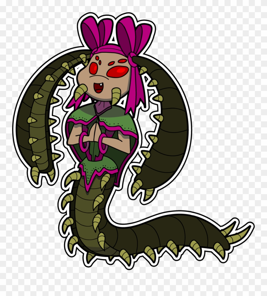 Eggy Here Is A Cute Centipede Girl I Dunno, I Thought Clipart
