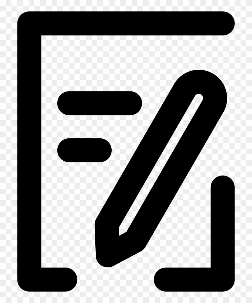 Writing On Paper Comments Clipart