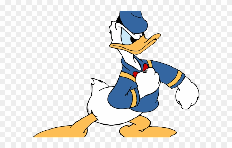 Donald Duck Clipart Upset - Png Download