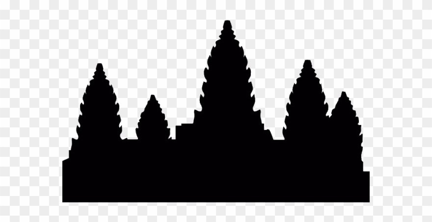 Angkor Wat Circuito Corto Clipart