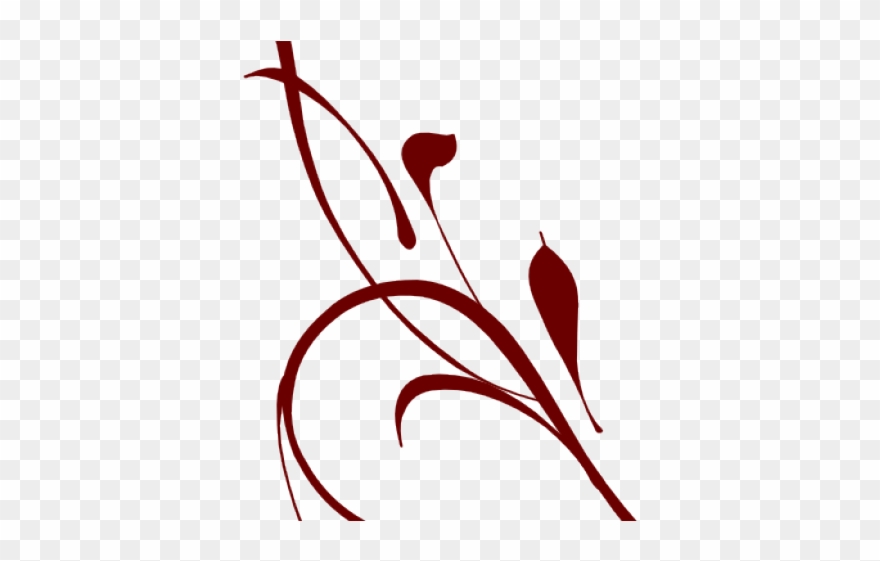 Vine Clipart Red Rose - Png Download