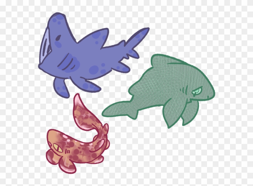 A Few Last Minute Sweeties For Shark Awareness Day Clipart