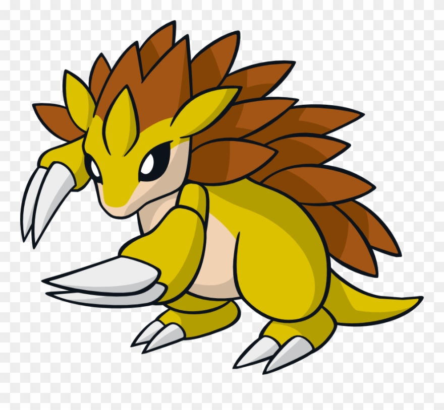 They Resembled The Awesome Evolved Pokémon Sandlash Clipart