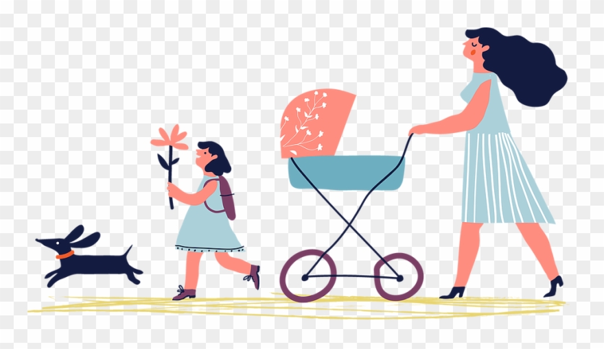 Going For A Walk Clipart