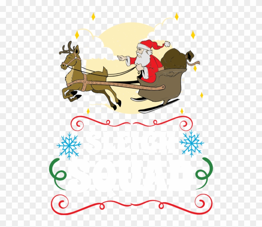 Sleigh Squad Clipart