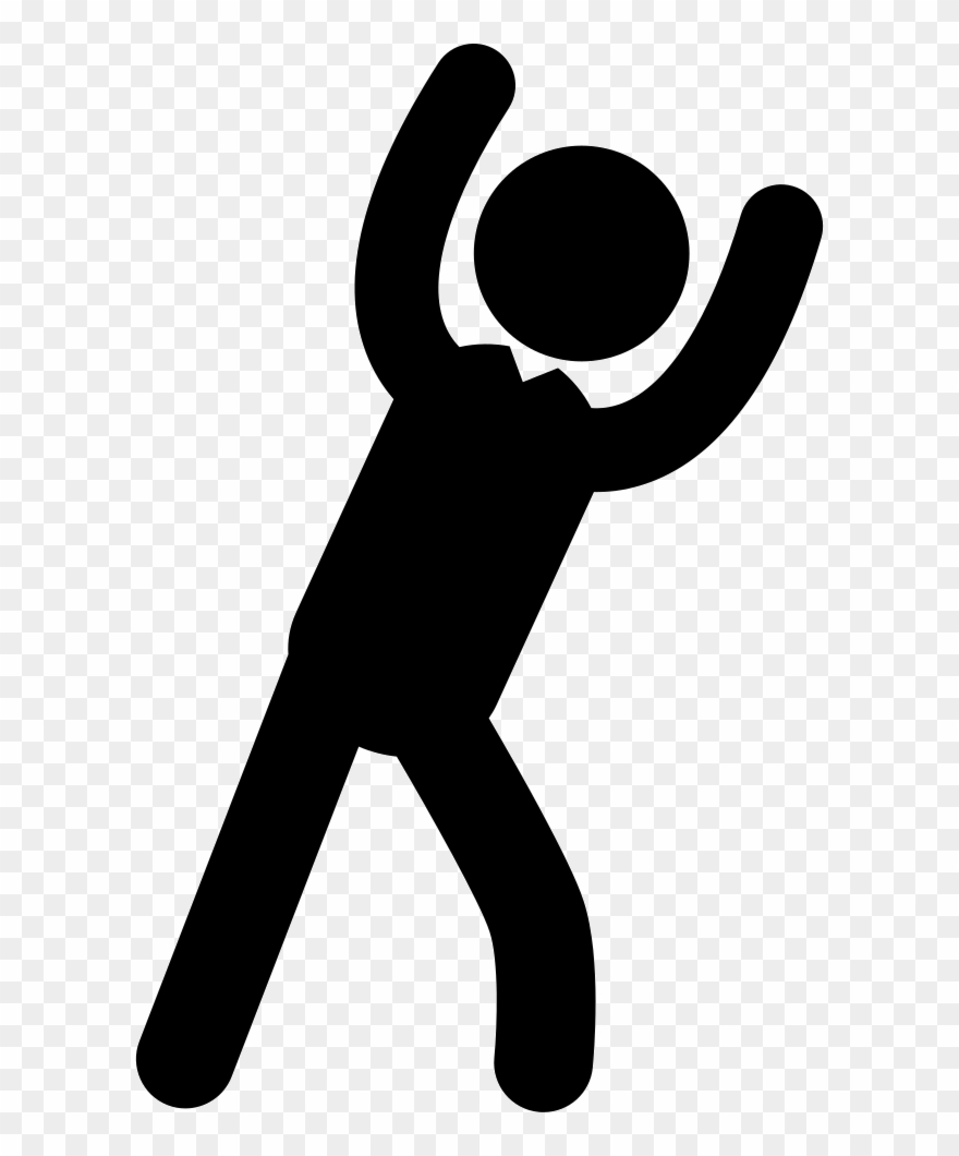 Man Practicing Sportive Exercises Comments Clipart