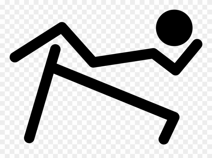 Gymnast Practicing Abdominal Exercises Comments Clipart