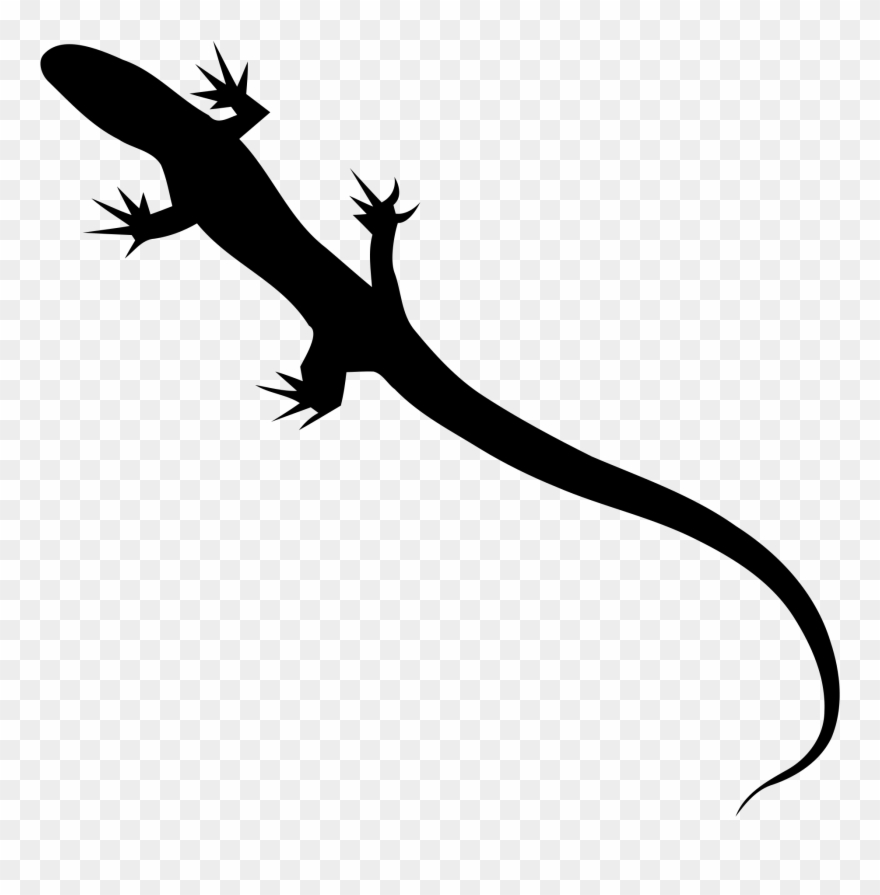 Lizard Svg Silhouette Clipart