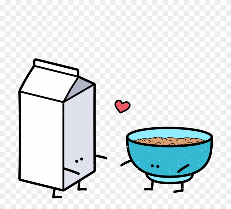 Cereal And Milk Clipart