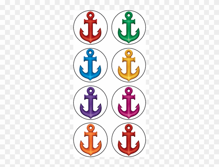 Anchors Mini Stickers Clipart