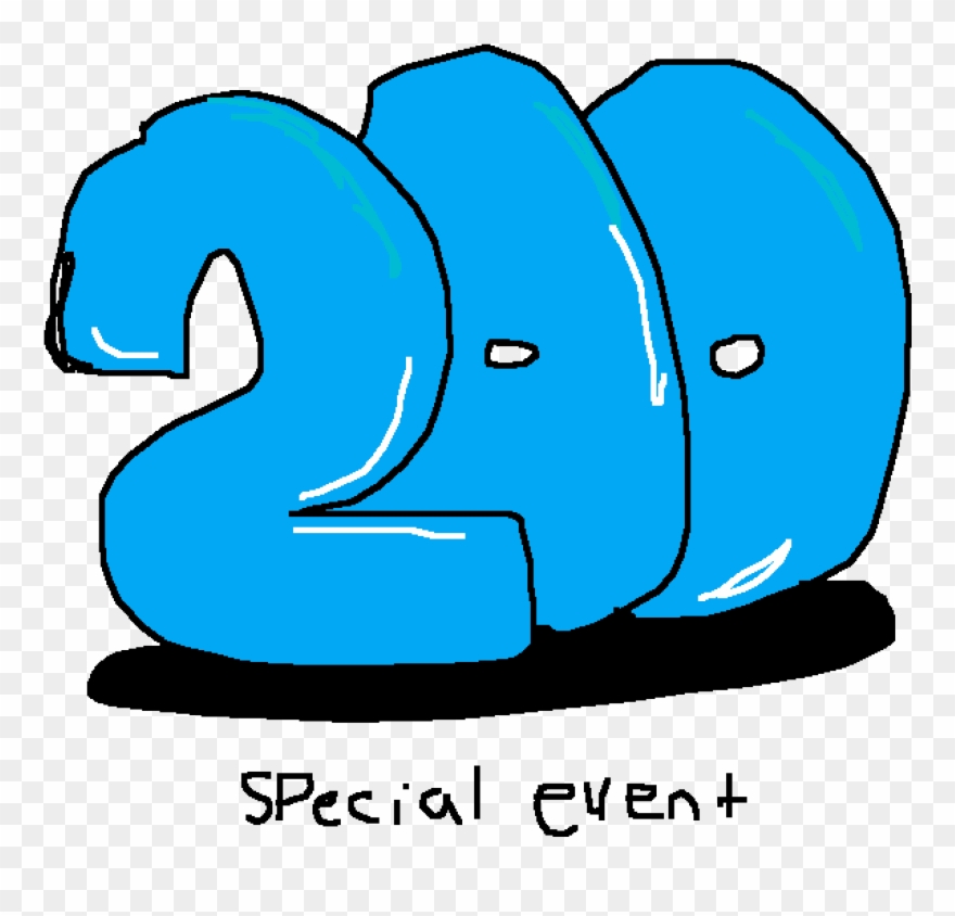 200 Followers Special Event Clipart