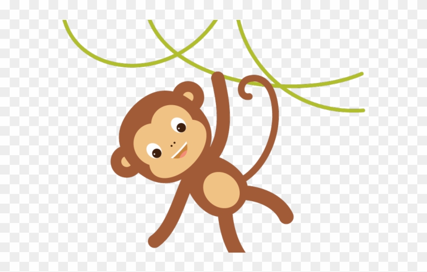 Chimpanzee Clipart Monkey Tail - Png Download