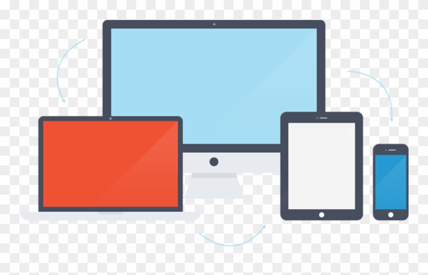 Access Multi-device Scenario Clipart