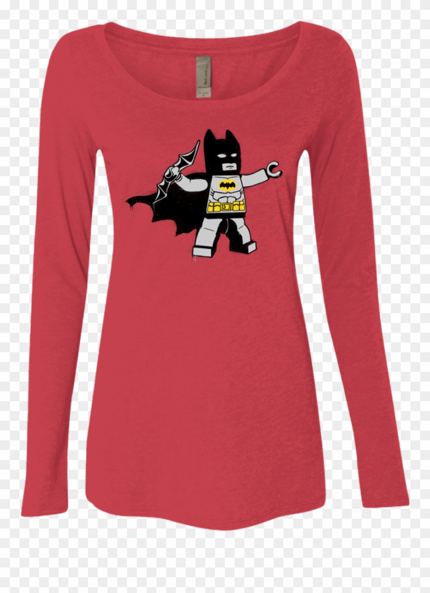 Batsy Lego Women's Triblend Long Sleeve Shirt Clipart
