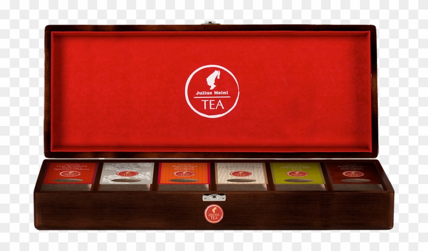 Julius Meinl Wooden Tea Box Clipart