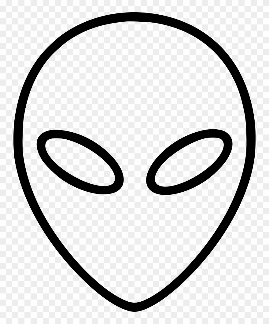 Alien Svg Head Clipart