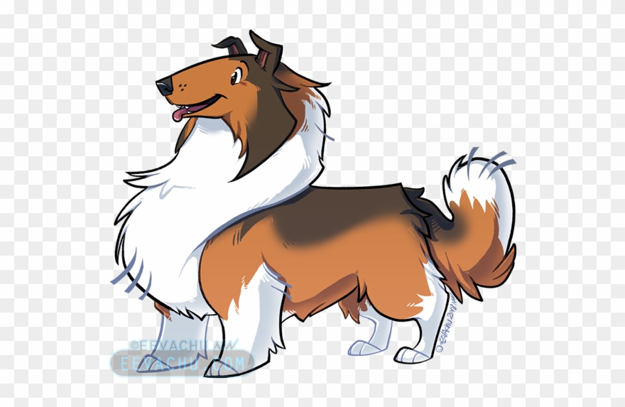 Rough Collie/shetland Sheepdog Sticker Clipart