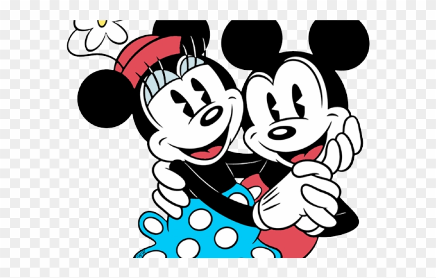 Couple Clipart Mickey Mouse - Png Download