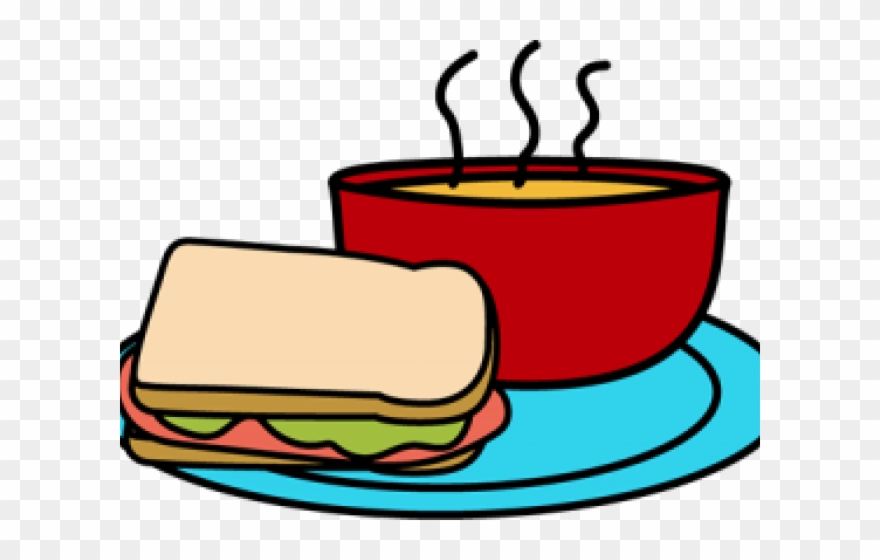 Soup Clipart Sandwich - Png Download