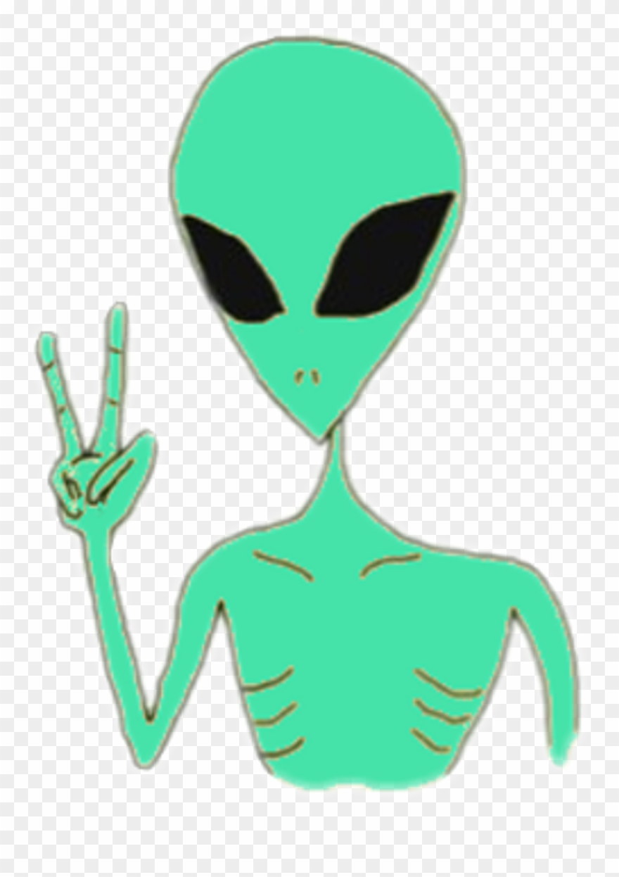 Alien Sticker Clipart