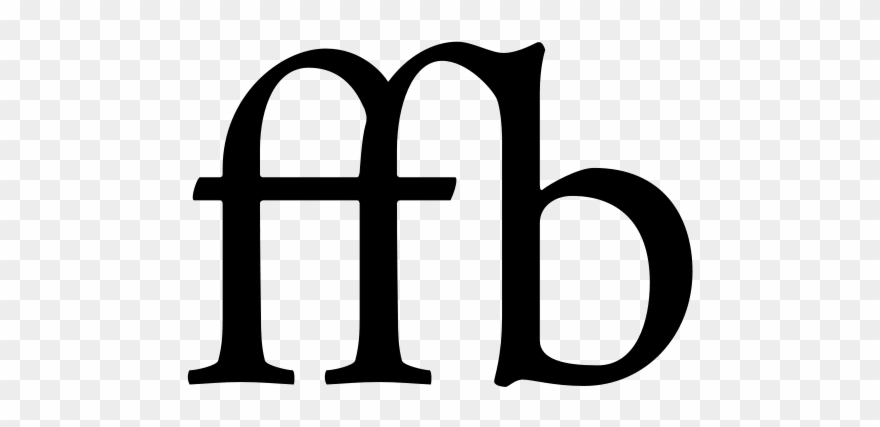 Free Ligature Ffb Clipart