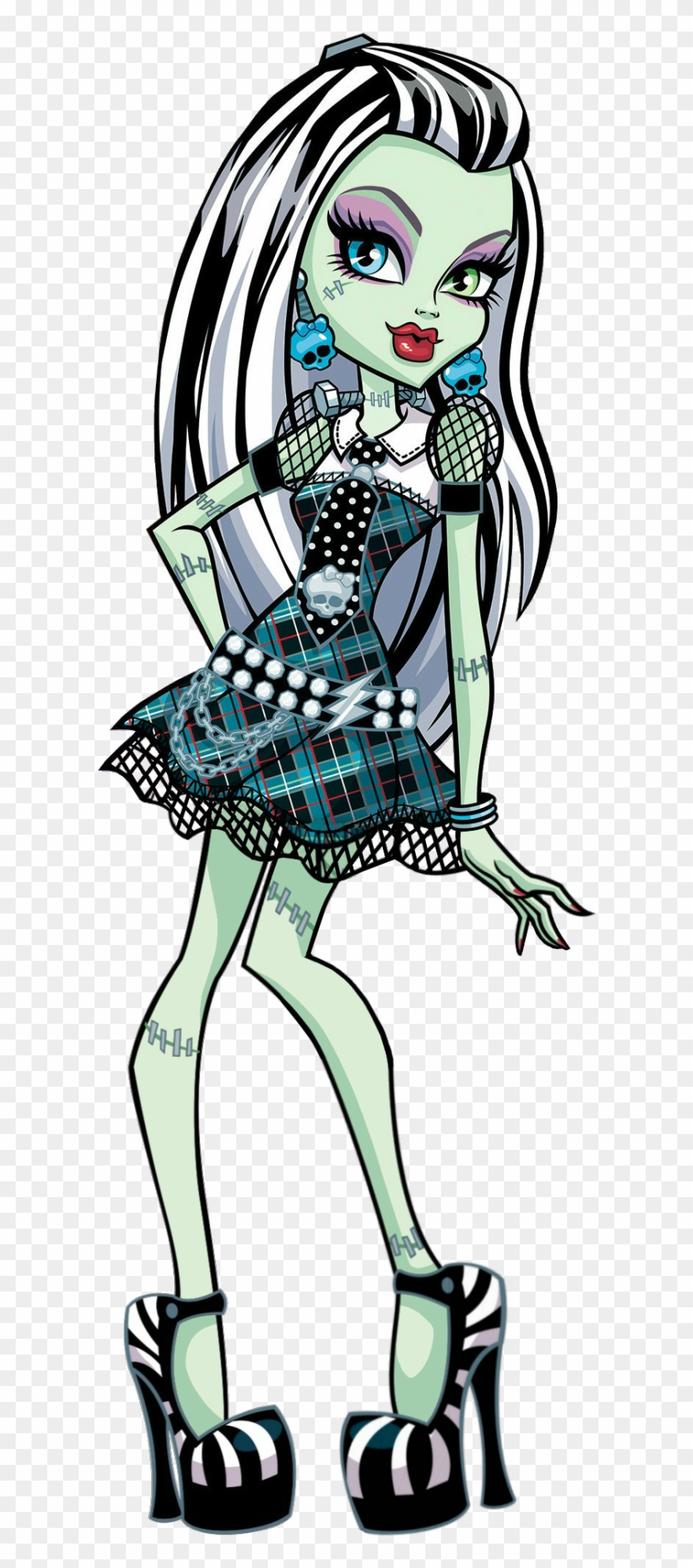 Frankie Stein Is The Daughter Of Frankenstein's Creature Clipart