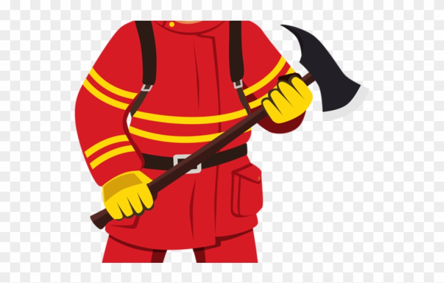 Firefighter Clipart Thing - Png Download