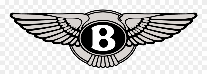 Bentley Wings Badge Logo Vector Clipart