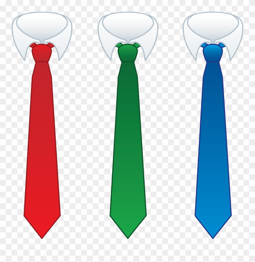 Cartoon Tie Clip Art - Png Download