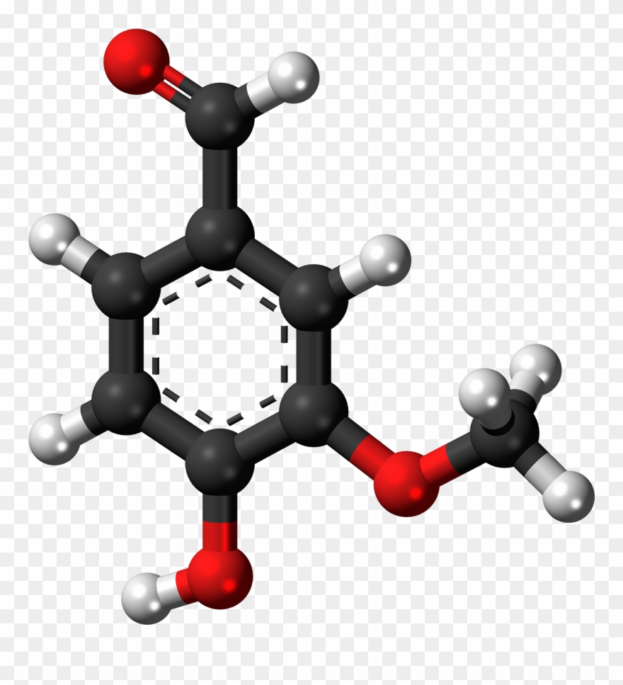 Vanillin 3d Ball Clipart