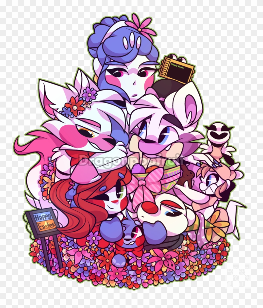 Exotic Easter Butters By Dragonpopfruit Fnaf Sister Clipart