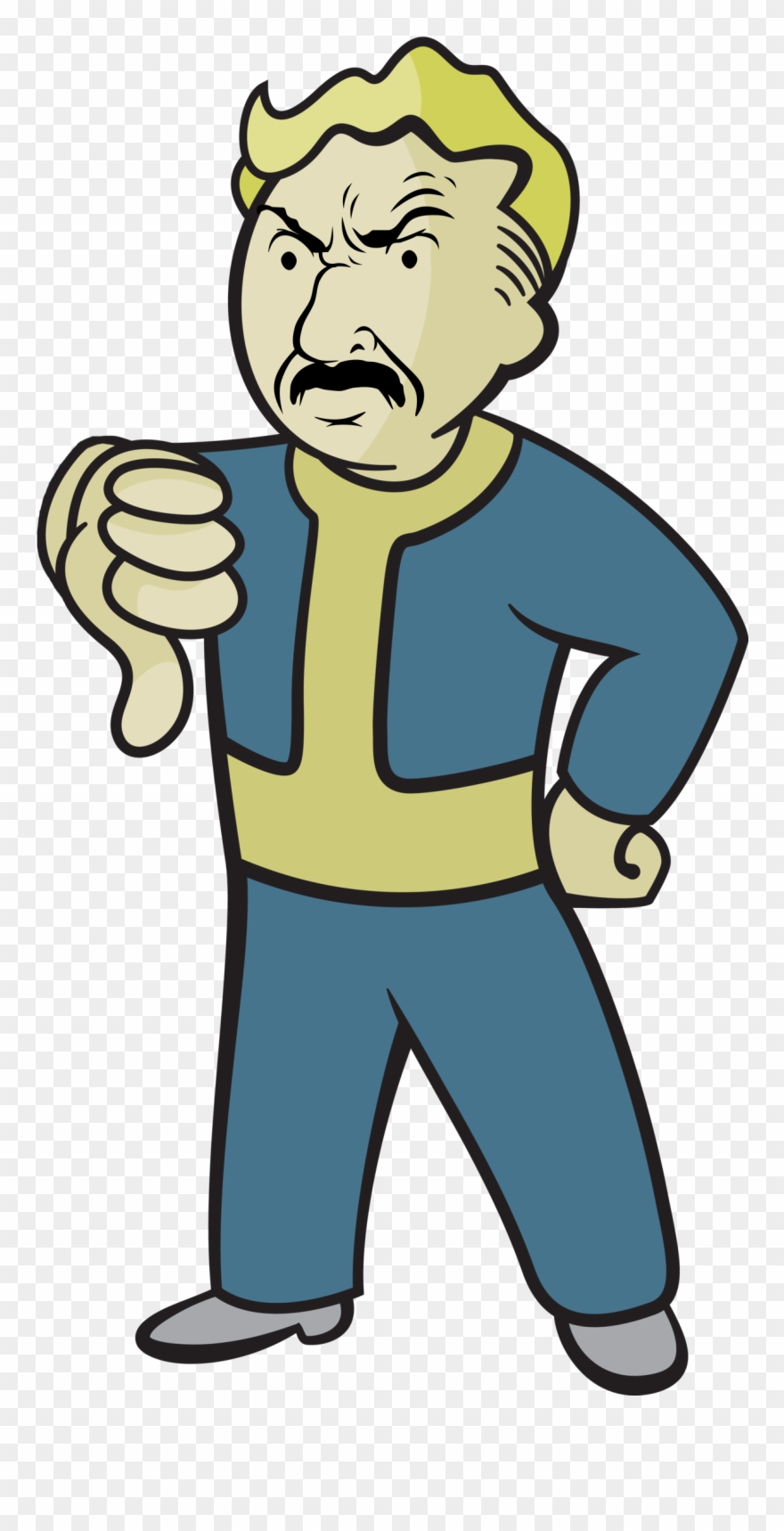 Fallout 4 Minecraft Standing Male Human Behavior Clip - Png Download