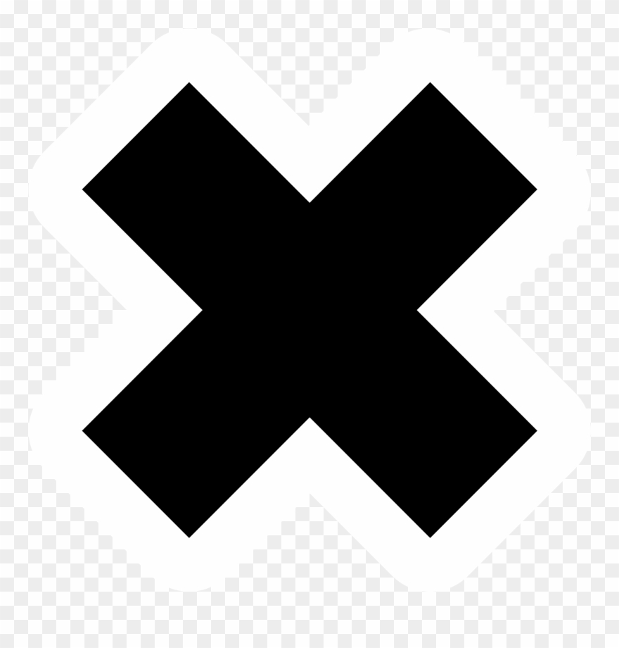 Black Multiplication Sign Clipart , Png Download Transparent Png