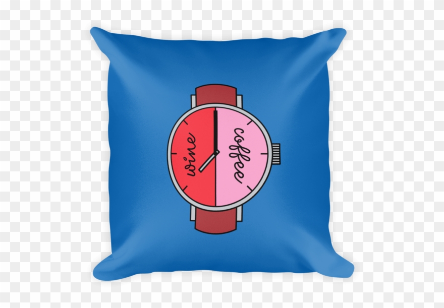 Winecoffee Square Pillow Clipart