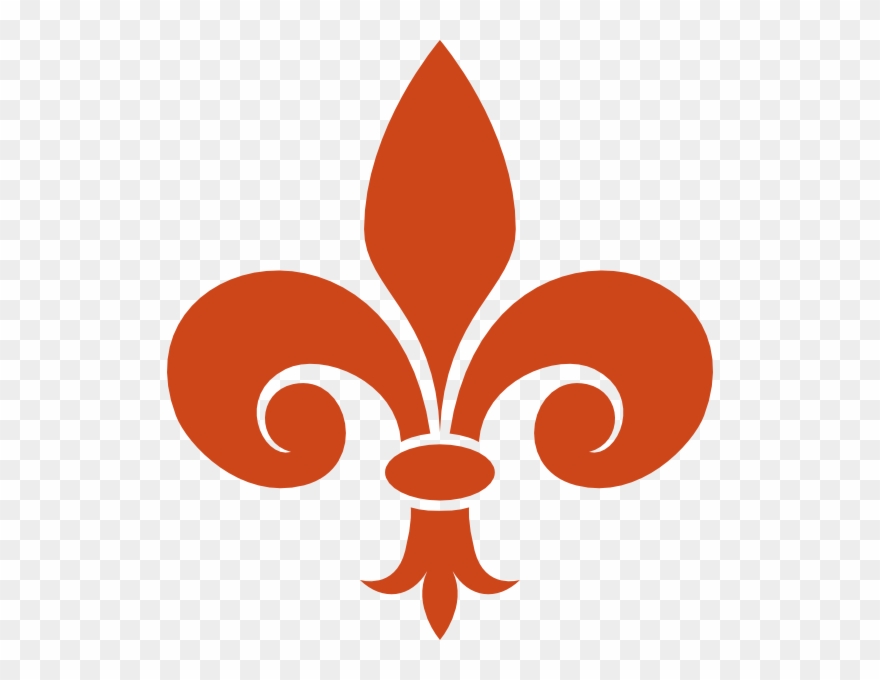 Fleur De Lis Cross Clip Art - Png Download