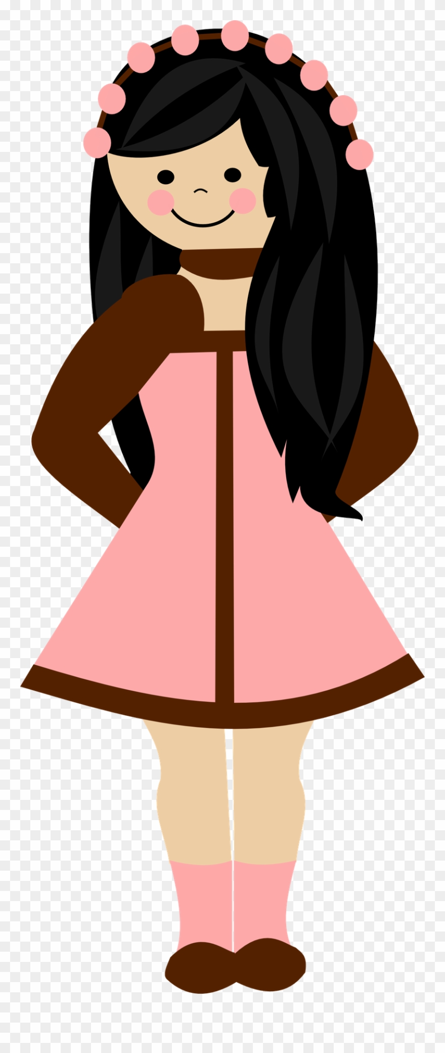 Minus Classy Closets, Powder, Clip Art, Little Girls, - Png Download