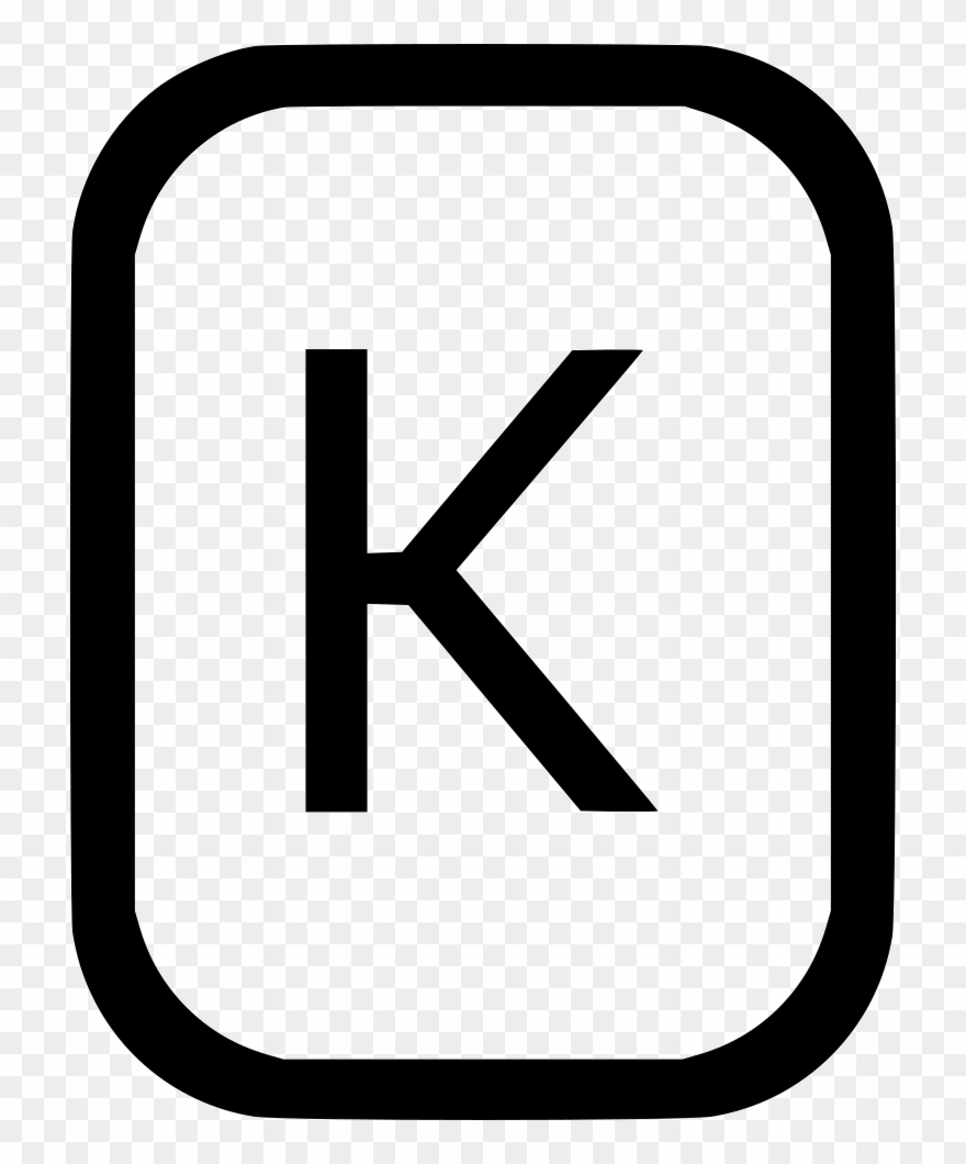 Uppercase Letter K Latin Alphabet Comments Clipart