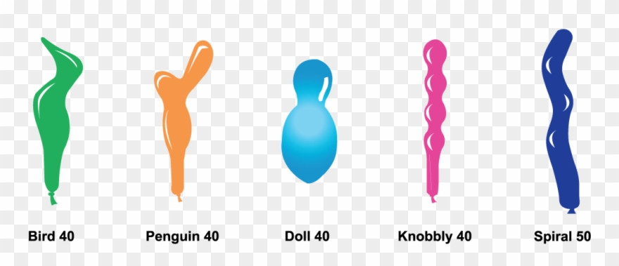 Novelty Balloon Shapes Clipart