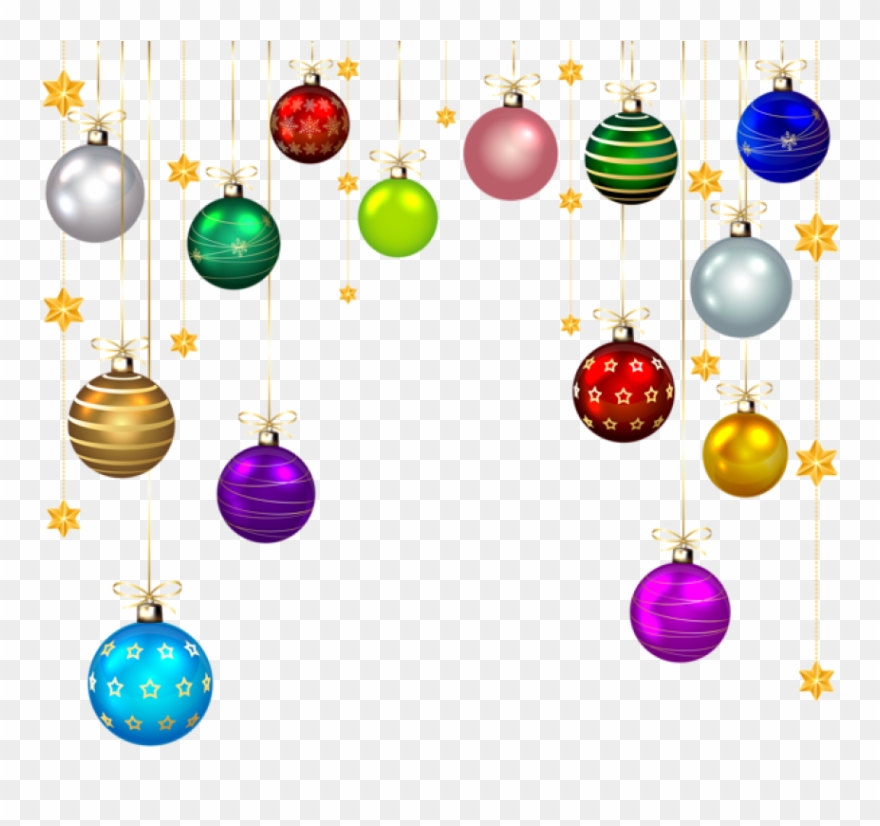 Free Png Hanging Christmas Balls Decor Png Images Transparent Clipart
