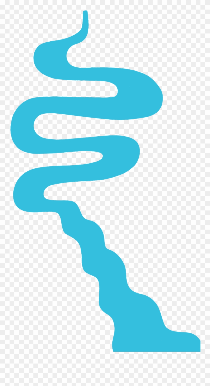 Stream Clipart Surface Runoff - Png Download