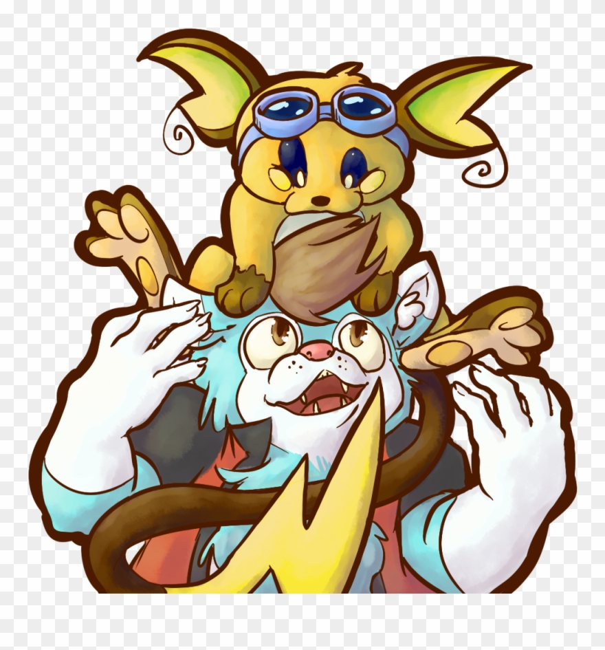 Influenza And Raichu Clipart